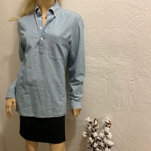 🌷J. CREW🌷 DENIM Long Sleeve Top